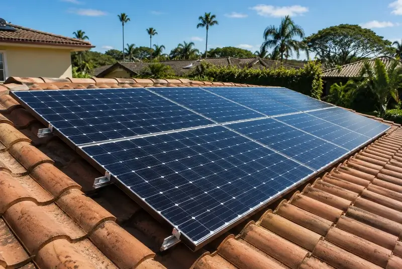 Installation de panneaux solaires à Saint-Yaguen